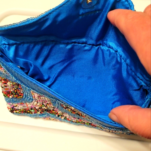 Beaded Handmade Indonesia Small Clutch Purse - NWOT - never used - Picture 3 of 3